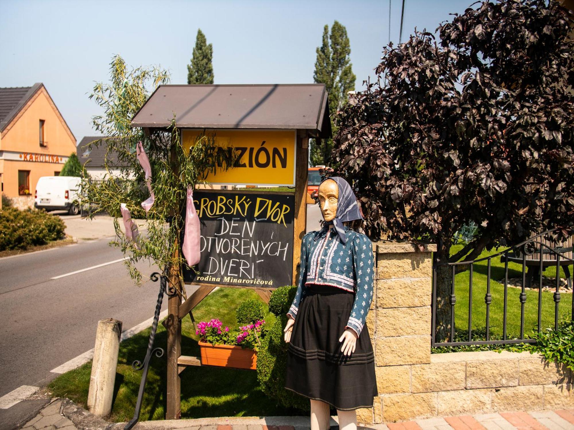 Penzion Grobsky Dvor Slovensky Grob Екстериор снимка